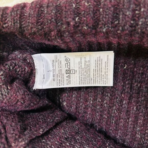 NWT Banana Republic men’s cable knit wool shawl collar cardigan sweater size L - Picture 13 of 13